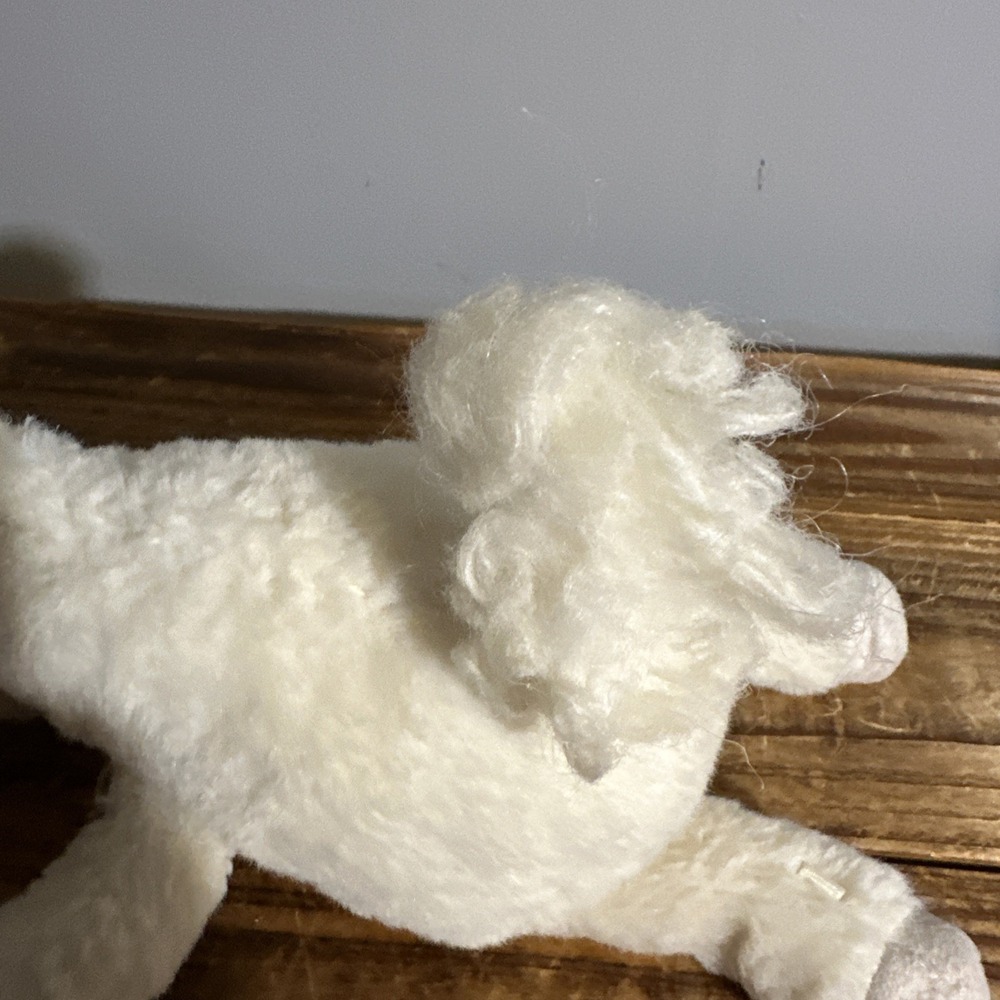 Steiff unicorn Horse White plush toy Unica Sitting Stuffed Animal Pony #067655‎ - Picture 8 of 10